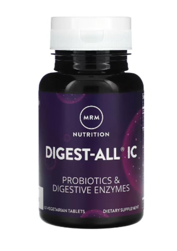 MRM Nutrition, Digest-All IC, 60 Vegetarian Tablets