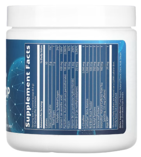 MRM Nutrition, Driven Dry Scoop, Pre-Workout Boost, Orange Blast, 3.53 oz (100 g)