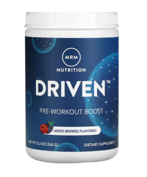 MRM Nutrition, DRIVEN, Pre-Workout Boost, Mixed Berries, 12.3 oz (350 g)