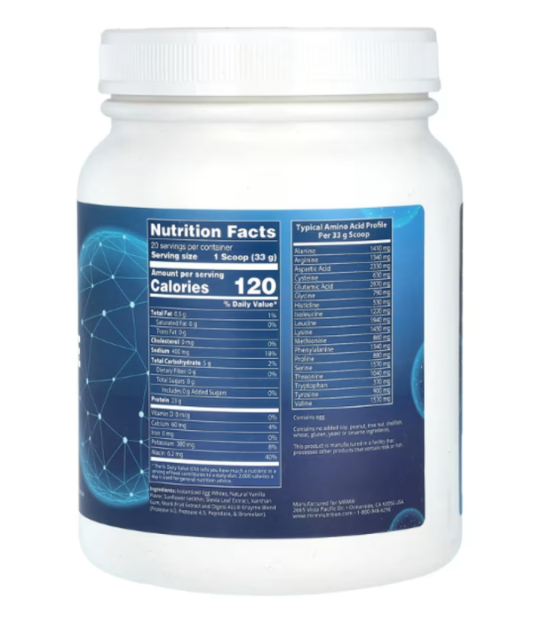 MRM Nutrition, Egg White Protein, Vanilla, 1.5 lbs (680 g)