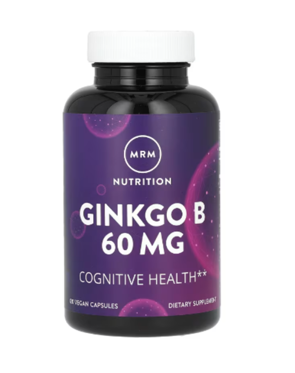 MRM Nutrition, Ginkgo B, 60 mg, 120 Vegan Capsules