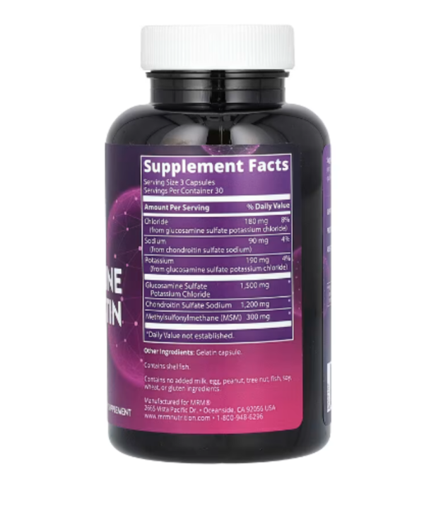MRM Nutrition, Glucosamine Chondroitin MSM, 90 Capsules