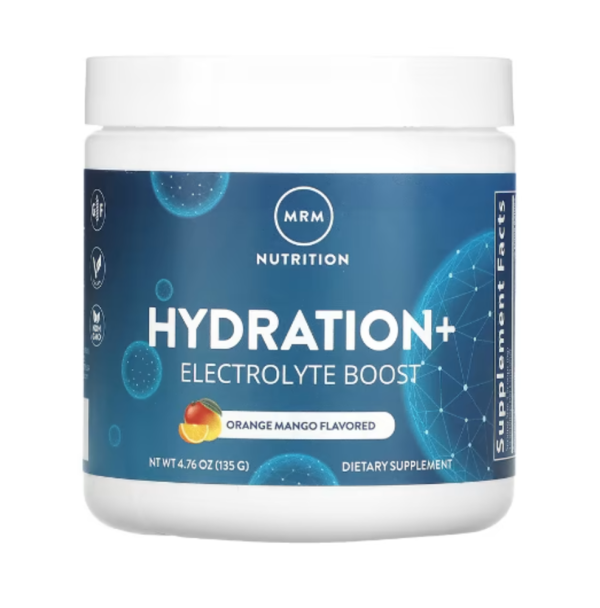 MRM Nutrition, Hydration+ Electrolyte Boost, Orange Mango, 4.67 oz (135 g)