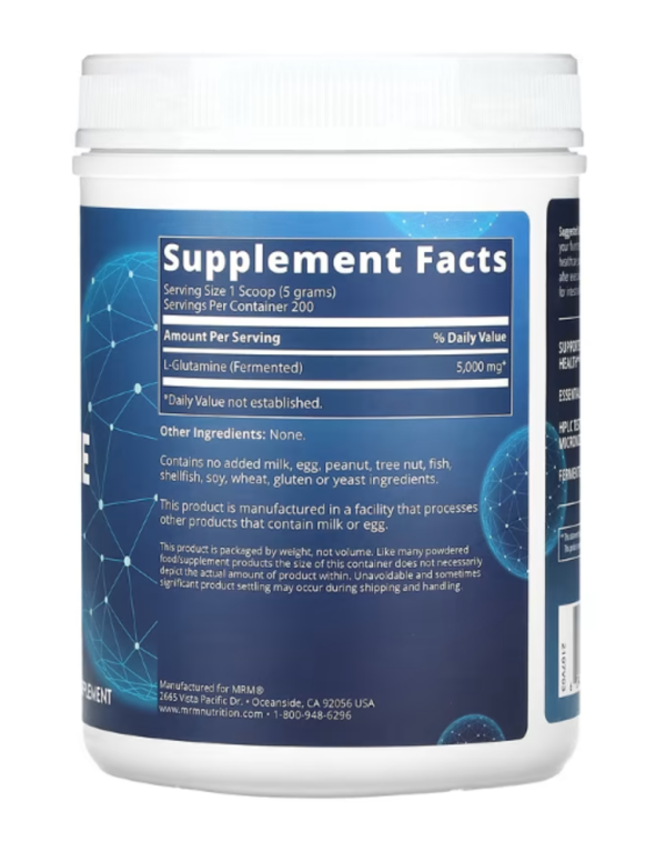 MRM Nutrition, L-Glutamine 1000, Recovery, 2.2 lbs (1,000 g)