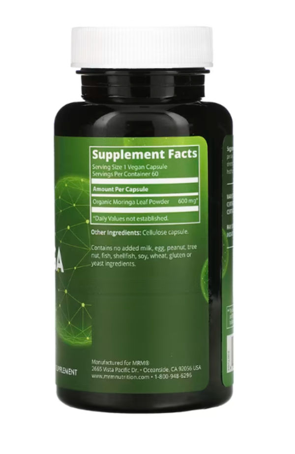 MRM Nutrition, Moringa Leaf, 60 Vegan Capsules