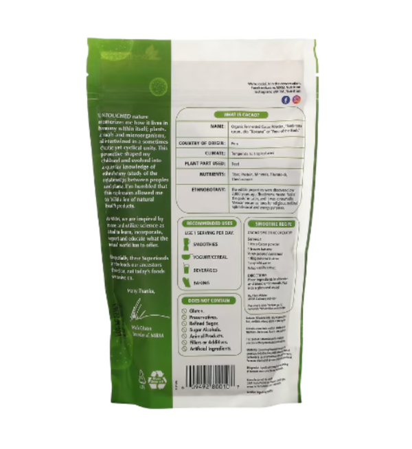 MRM Nutrition, Organic Fermented Cacao Powder, 8.5 oz (240 g)