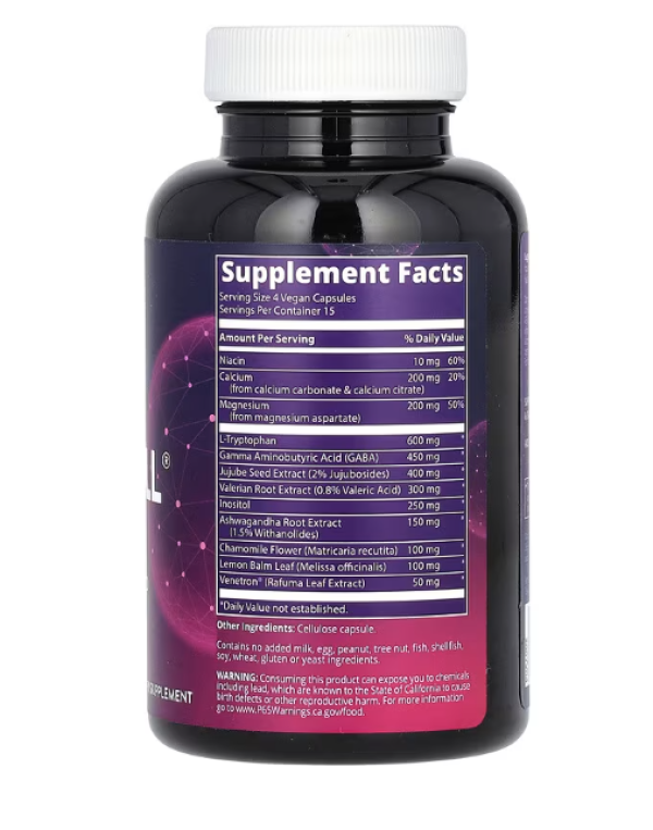 MRM Nutrition, Relax-All, Calm & Sleep, 60 Vegan Capsules