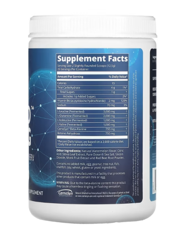 MRM Nutrition, Reload BCAA+G, Post-Workout Recovery, Watermelon, 11.6 oz (330 g)