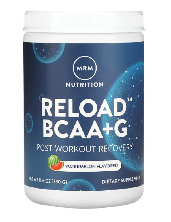 MRM Nutrition, Reload BCAA+G, Post-Workout Recovery, Watermelon, 11.6 oz (330 g)