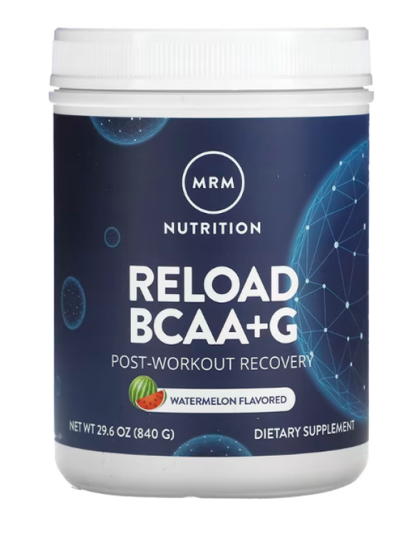 MRM Nutrition, Reload BCAA+G, Post-Workout Recovery, Watermelon, 29.6 oz (840 g)