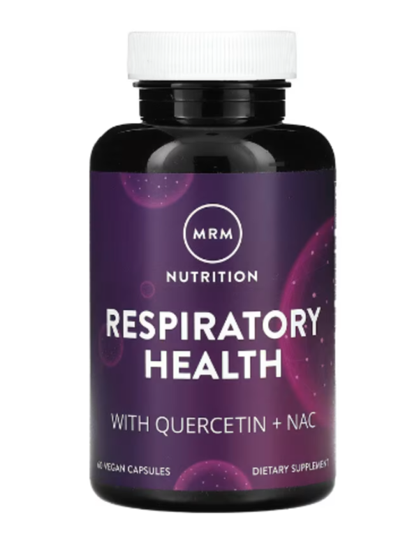 MRM Nutrition, Respiratory Health with Quercetin + NAC, 60 Vegan Capsules