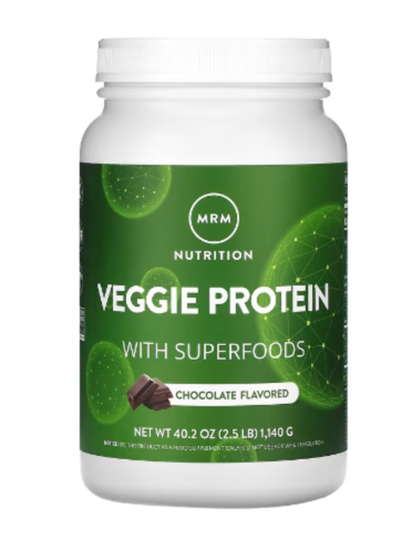 MRM Nutrition, Veggie Protein with Superfoods, Chocolate Flavored, 2.5 lb (1,140 g)