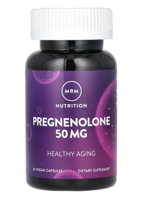 MRM, Pregnenolone, 50 mg, 60 Vegan Capsules