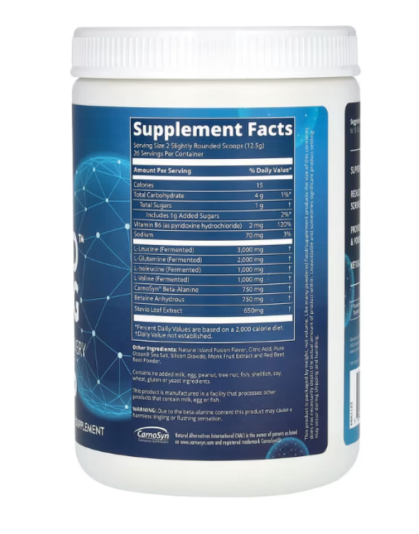 MRM, RELOAD BCAA+G, Post-Workout Recovery, Island Fusion, 11.6 oz (330 g)