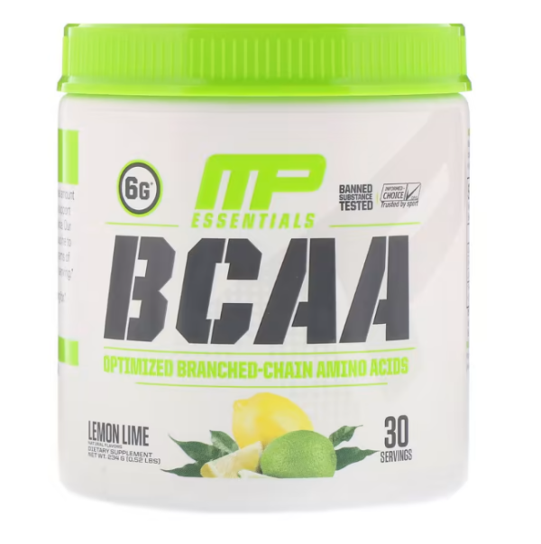 MusclePharm, Essentials, BCAA, Lemon Lime, 0.52 lbs (234 g)