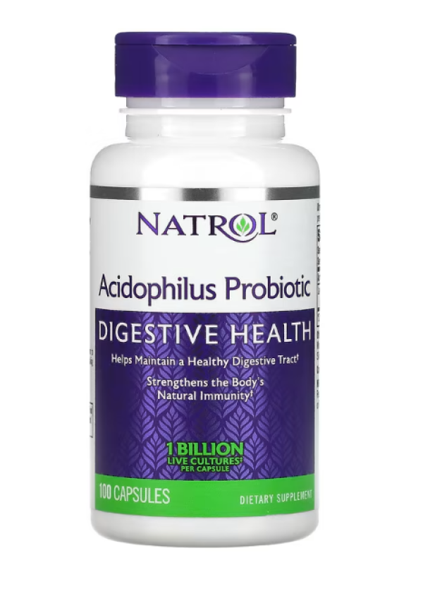 Natrol, Acidophilus Probiotic, 1 Billion, 100 Capsules