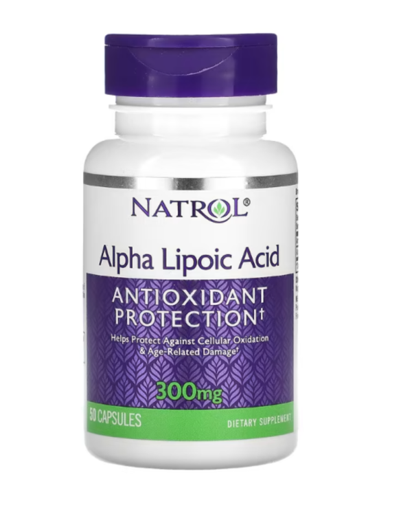Natrol, Alpha Lipoic Acid, 300 mg, 50 Capsules