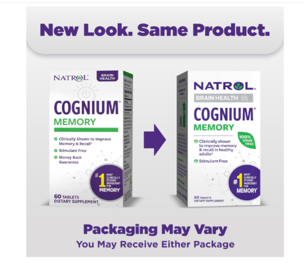 Natrol, Cognium Memory, 60 Tablets