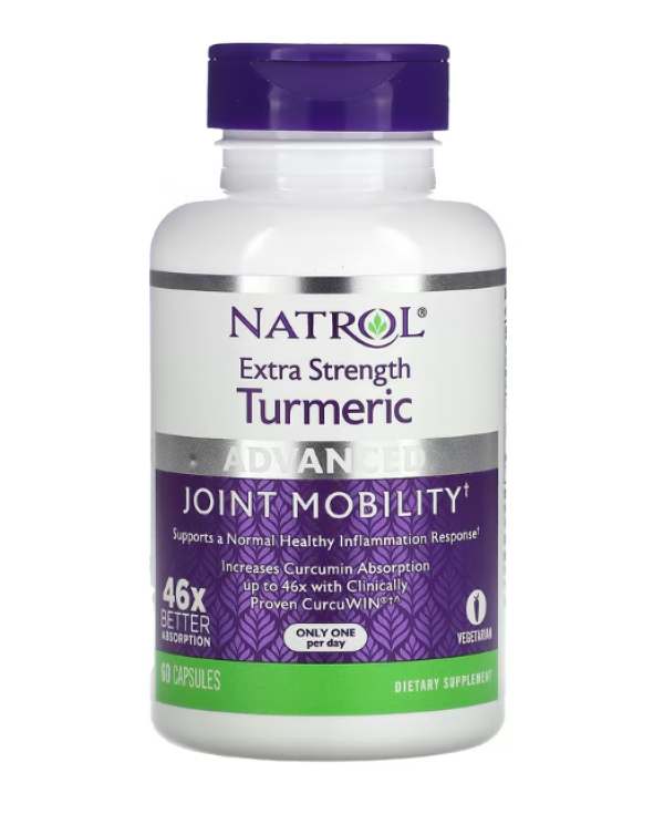 Natrol, Extra Strength Turmeric, Advanced, 60 Capsules