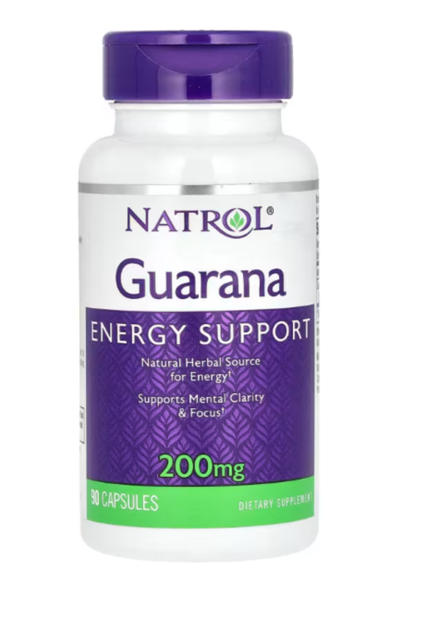 Natrol, Guarana, 200 mg, 90 Capsules
