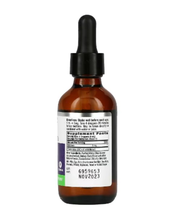 Natrol, Liquid Melatonin, Berry, 1 mg, 2 fl oz (60 ml)