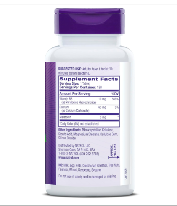 Natrol, Melatonin, 3 mg, 120 Tablets