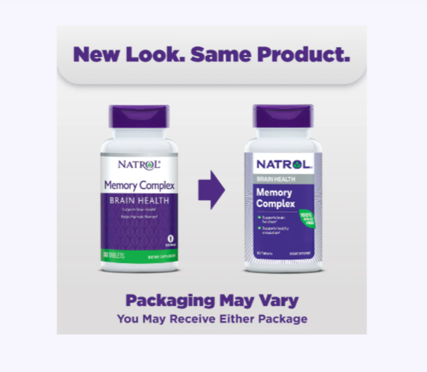 Natrol, Memory Complex, Brain Health, 60 Tablets