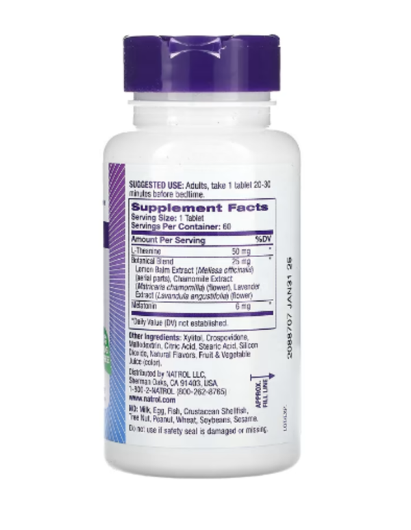 Natrol, Sleep + Calm, Raspberry, 60 Tablets