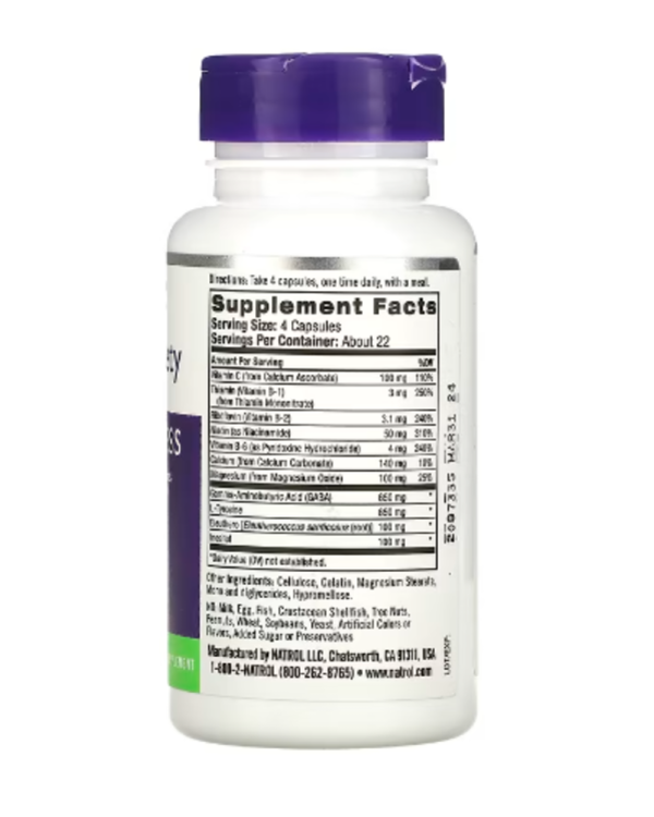 Natrol, Stress & Anxiety Formula, 90 Capsules
