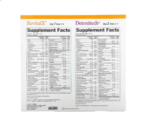 Natural Factors, 7-Day Total Nutritional Cleansing with RevitalX & Detoxitech, 1.33 lb (603.5 g)