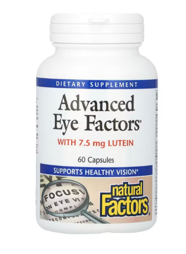 Natural Factors, Advanced Eye Factors, 60 Capsules