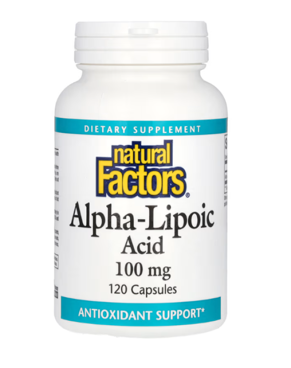Natural Factors, Alpha-Lipoic Acid, 100 mg, 120 Capsules
