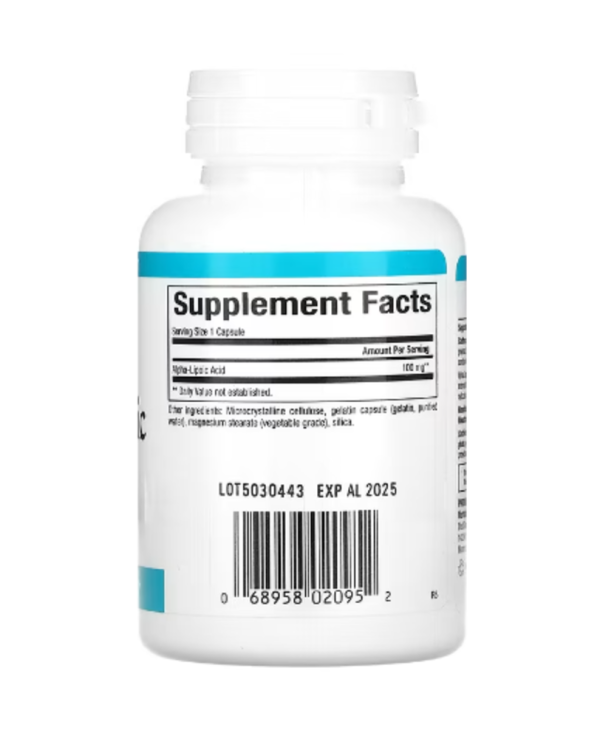 Natural Factors, Alpha-Lipoic Acid, 100 mg, 60 Capsules