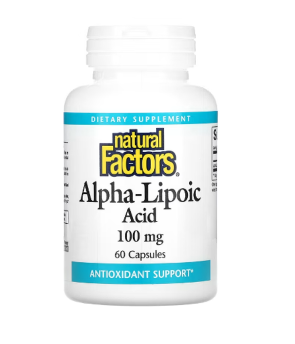 Natural Factors, Alpha-Lipoic Acid, 100 mg, 60 Capsules