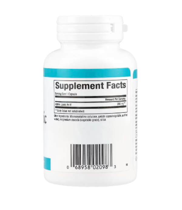 Natural Factors, Alpha-Lipoic Acid, 200 mg, 60 Capsules