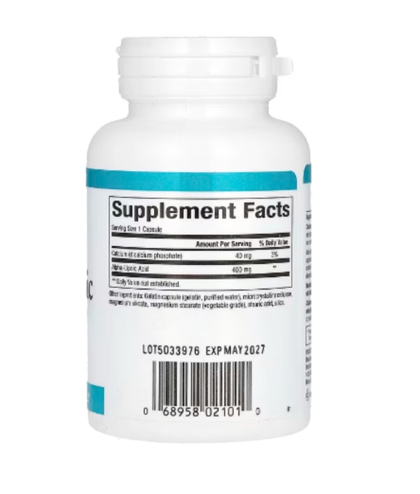 Natural Factors, Alpha-Lipoic Acid, 400 mg, 60 Capsules