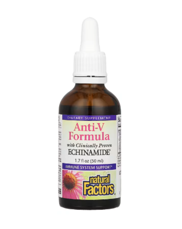 Natural Factors, Anti-V Formula, with Clinically Proven Echinamide®, 1.7 fl oz ( 50 ml)