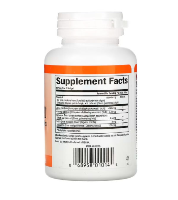 Natural Factors, BetaCareAll, 15,000 mcg, 90 Softgels