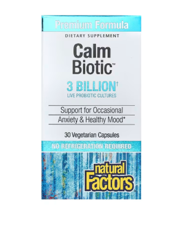 Natural Factors, Calm Biotic™, 3 Billion, 30 Vegetarian Capsules
