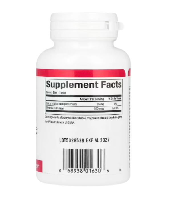 Natural Factors, Chromium GTF Chelate, 500 mcg, 90 Tablets