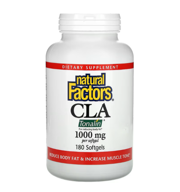 Natural Factors, CLA, 1,000 mg, 180 Softgels (500 mg per Softgel)