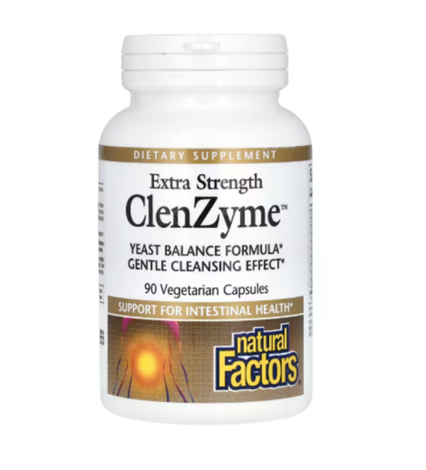 Natural Factors, ClenZyme, Extra Strength, 90 Vegetarian Capsules