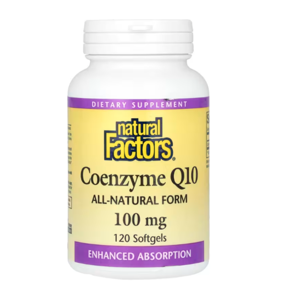 Natural Factors, Coenzyme Q10, 100 mg, 120 Softgels