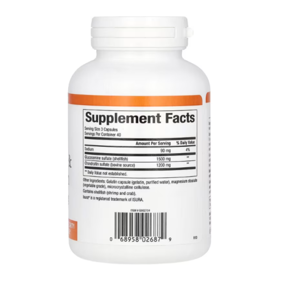 Natural Factors, Glucosamine & Chondroitin, 120 Capsules