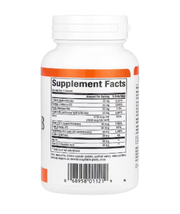 Natural Factors, Hi Potency B Complex, 90 Capsules