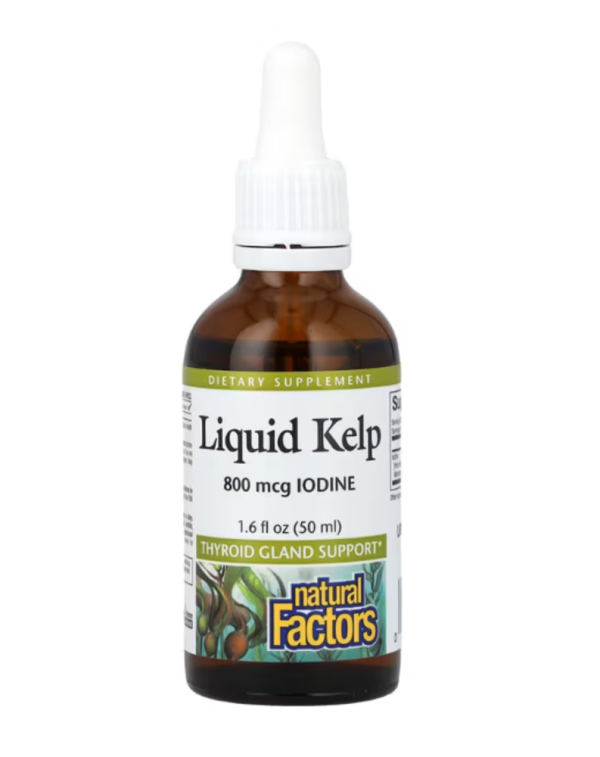 Natural Factors, Liquid Kelp, 800 mcg, 1.6 fl oz (50 ml)