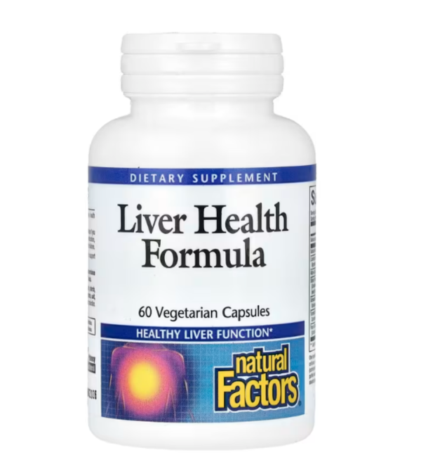 Natural Factors, Liver Health Formula, 60 Vegetarian Capsules