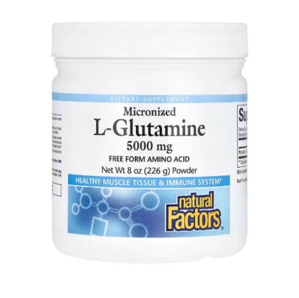 Natural Factors, Micronized L-Glutamine Powder, 8 oz (226 g)