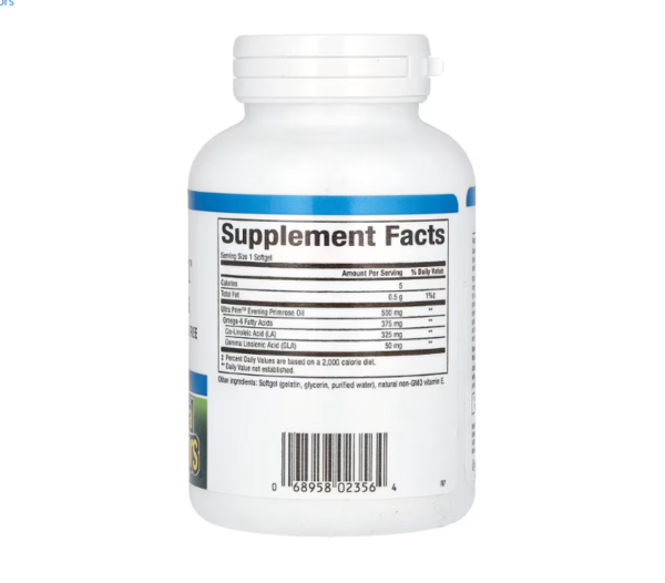 Natural Factors, OmegaFactors, Ultra Prim, Evening Primrose Oil, 500 mg, 180 Softgels