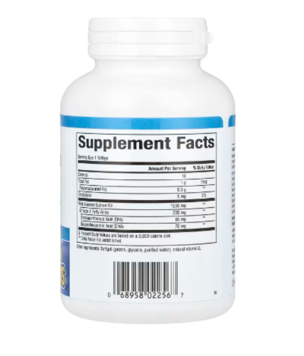 Natural Factors, OmegaFactors, Wild Alaskan Salmon Oil, 1,000 mg, 90 Softgels